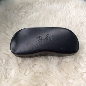 Ray-Ban Black Hard Clamshell Protective Eyewear Case with New Cleaning Cloth